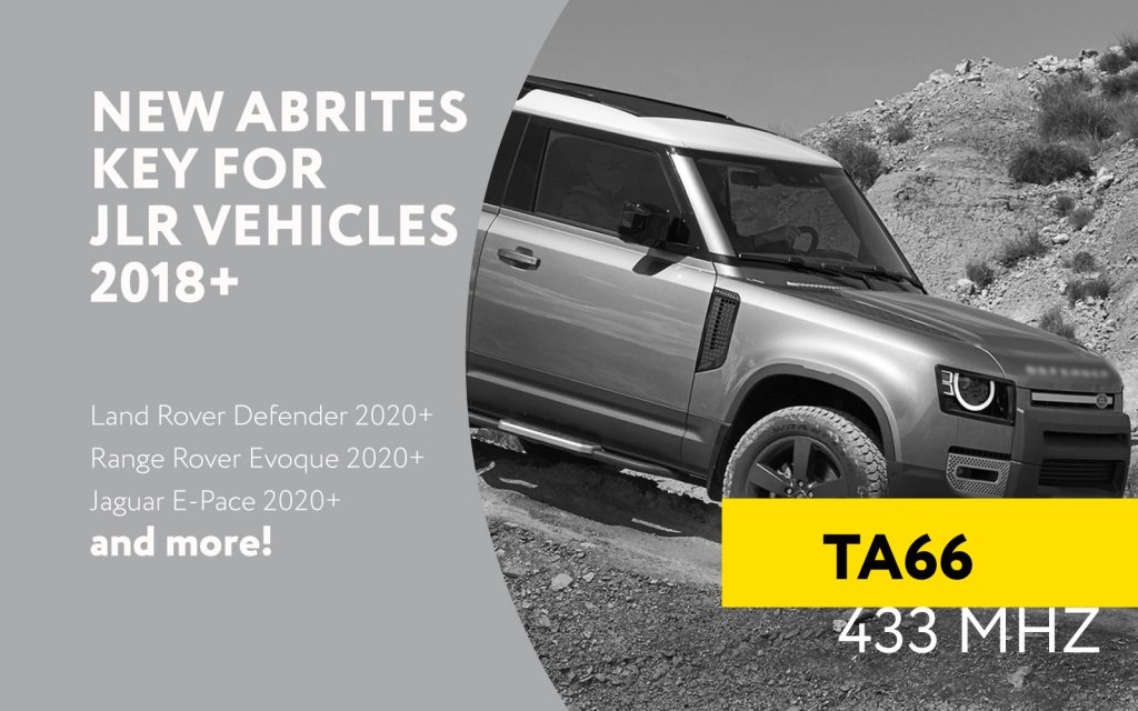 NEW ABRITES KEY FOR JAGUAR AND LAND ROVER VEHICLES 2018+