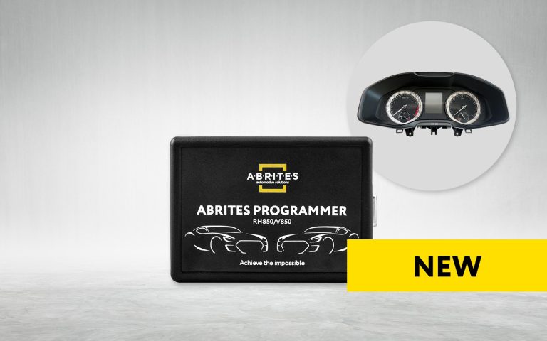 NEW DASHBOARD WITH RH850 PROCESSOR ADDED FOR SUPPORT BY THE ZN085 ABRITES PROGRAMMER!