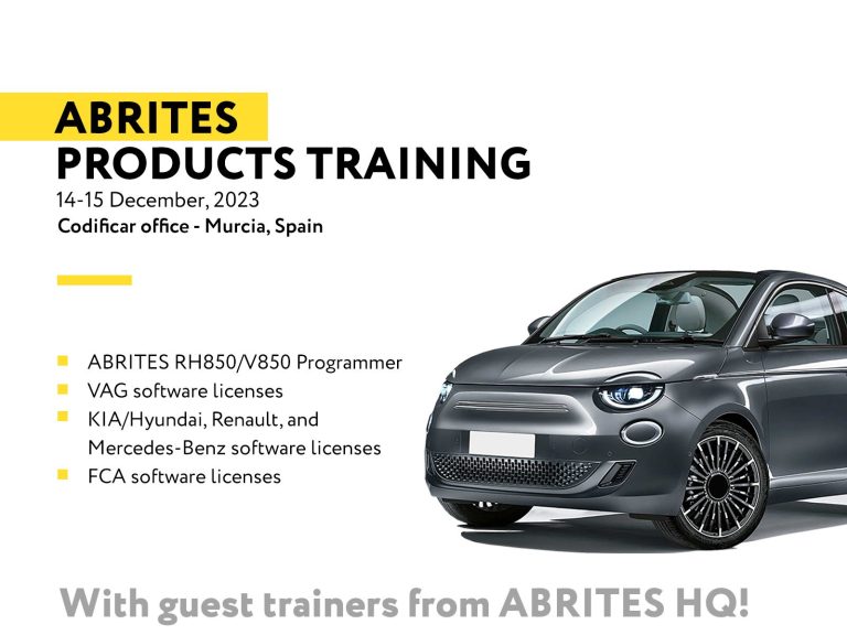 ABRITES TRAINING IN SPAIN BY OUR DISTRIBUTORS CODIFICAR, 14-15 DECEMBER 2023