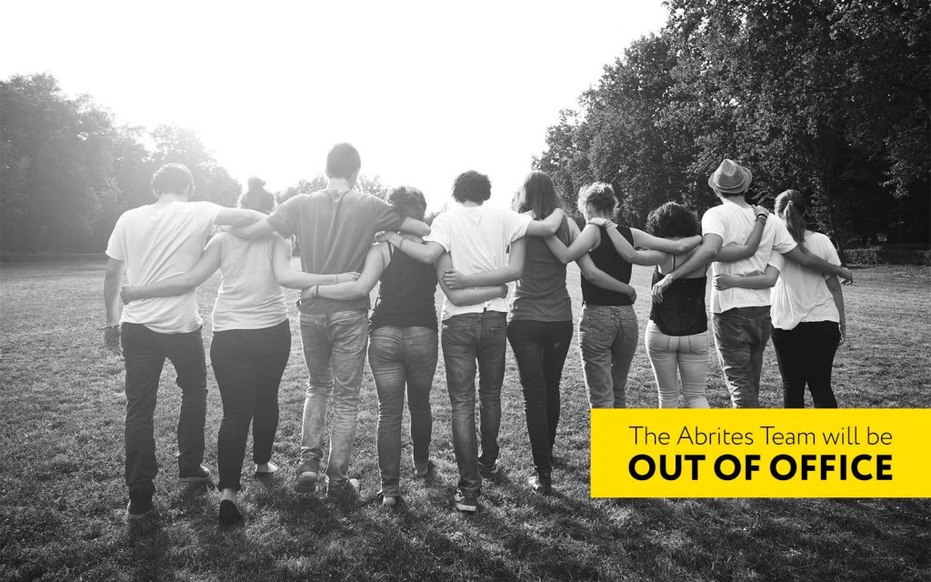 THE ABRITES TEAM WILL BE OUT OF THE OFFICE ON 7 JUNE, 2024