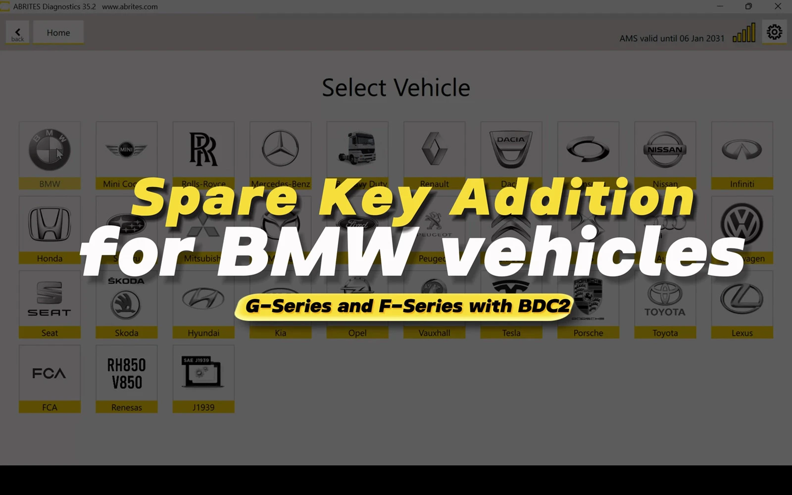How to Add a Spare Key to BMW F-Series and G-Series Vehicles?