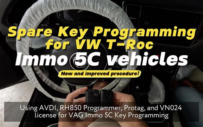 New and Improved VW Immo 5C Key Programming Now Available with VN024 License