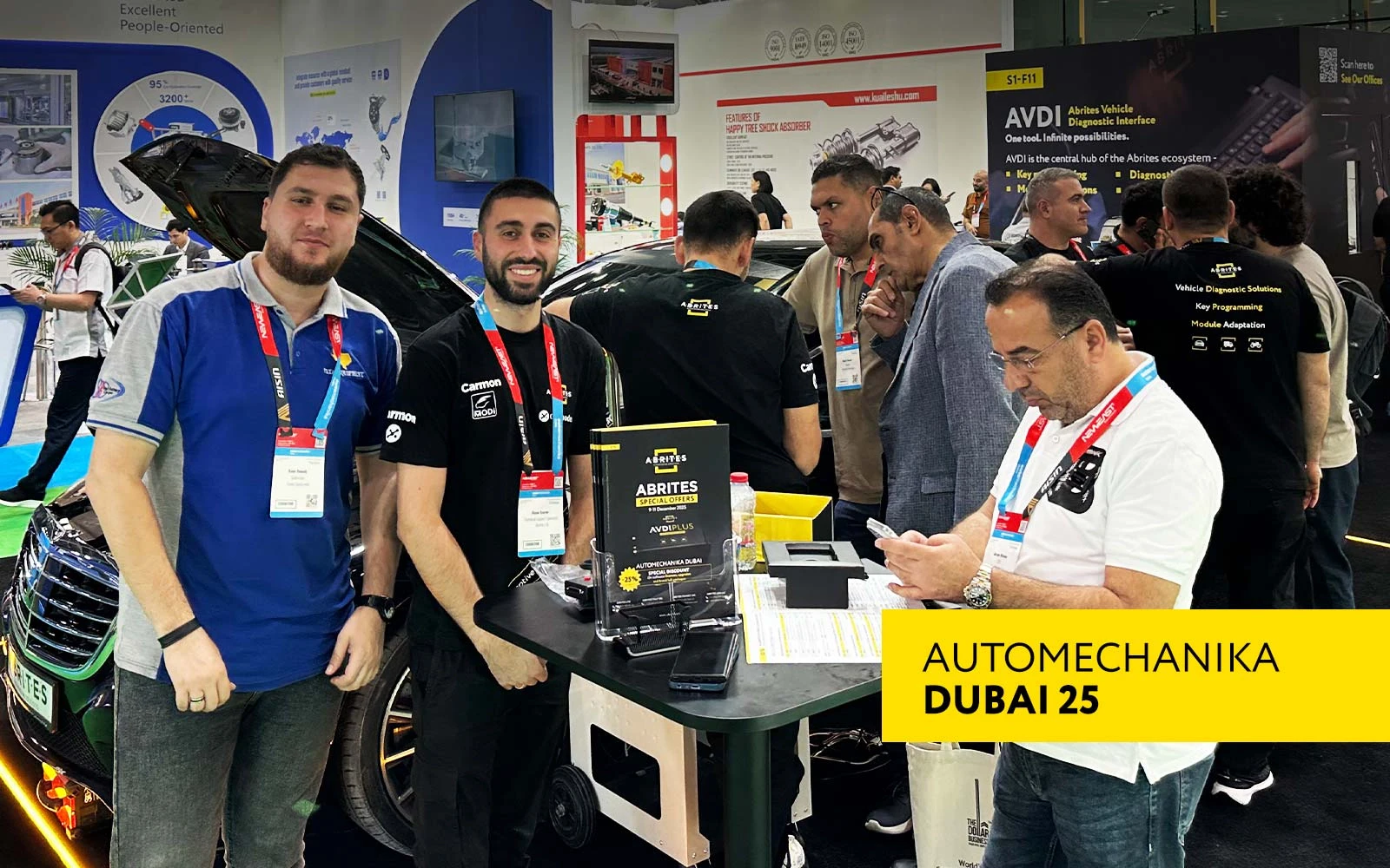 We Have Lift-Off: Automechanika Dubai Has Started Today! Abrites is at Stand S1-F11, Sheikh Saeed Hall 1, at Dubai World Trade Center