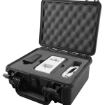 A plastic case containing vin reading device and key reader and programmer